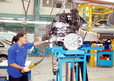 Car manufacturing in HCMC (Photo: SGGP)